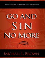 Go and Sin No More_ A Call to H - Michael L. Brown (1).pdf